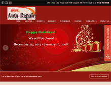 Tablet Screenshot of beasautorepair.com